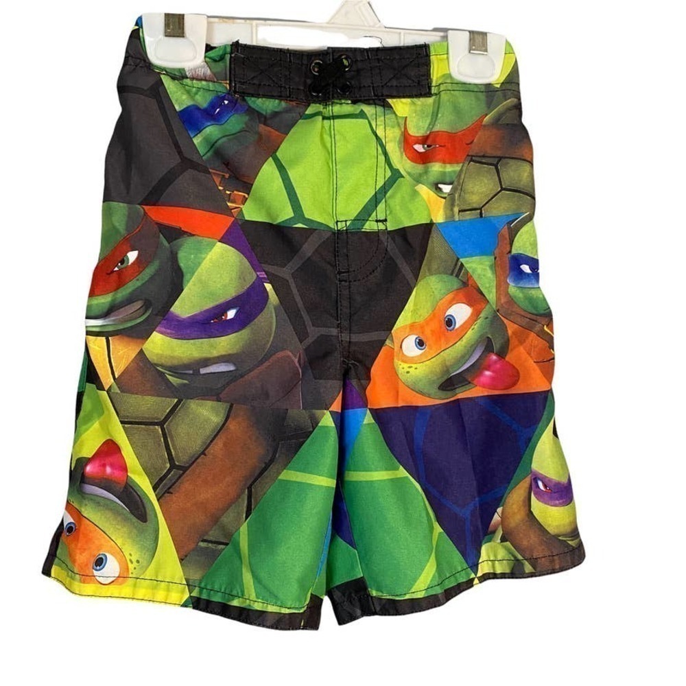 Nickelodeon Boys Teenage Mutant Turtles Swim Shorts Size Small